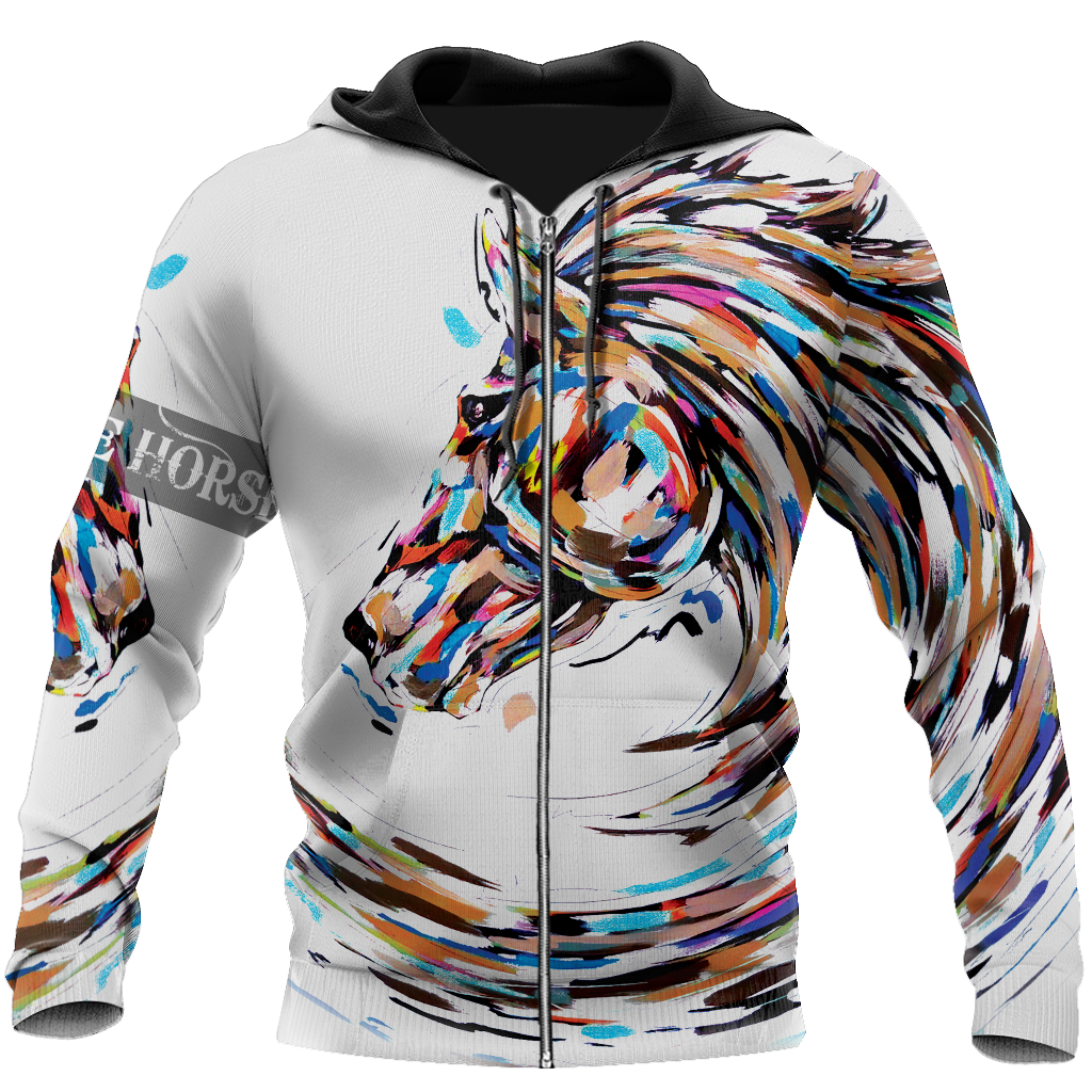 Love Beautiful Horse 3D All Over Printed Shirts For Men And Women TR1605202S - Amaze Style™-Apparel