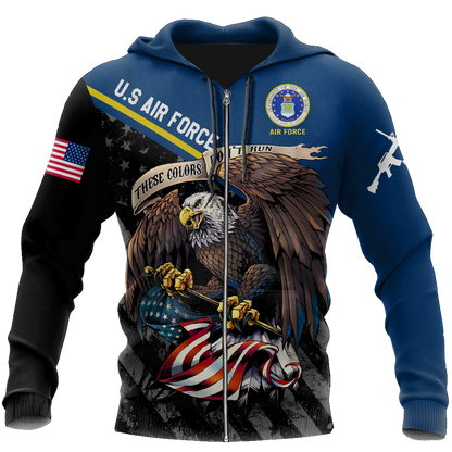 US Veteran Air Force 3d all over printed shirts for men and women Proud Military