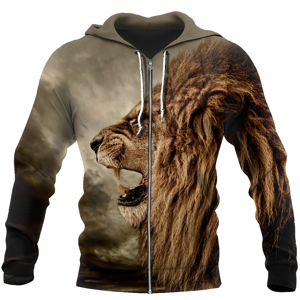 Lion Angry Printed 3D All Over DC031 - Amaze Style™-Apparel