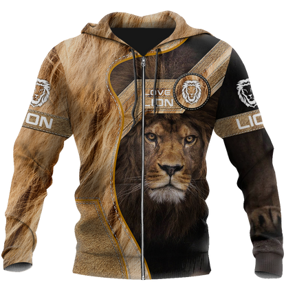 Love Lion 3D all over printed shirts  for men and women
