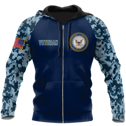 All Over Printed Navy Veteran Hoodie TR2808203-MEI