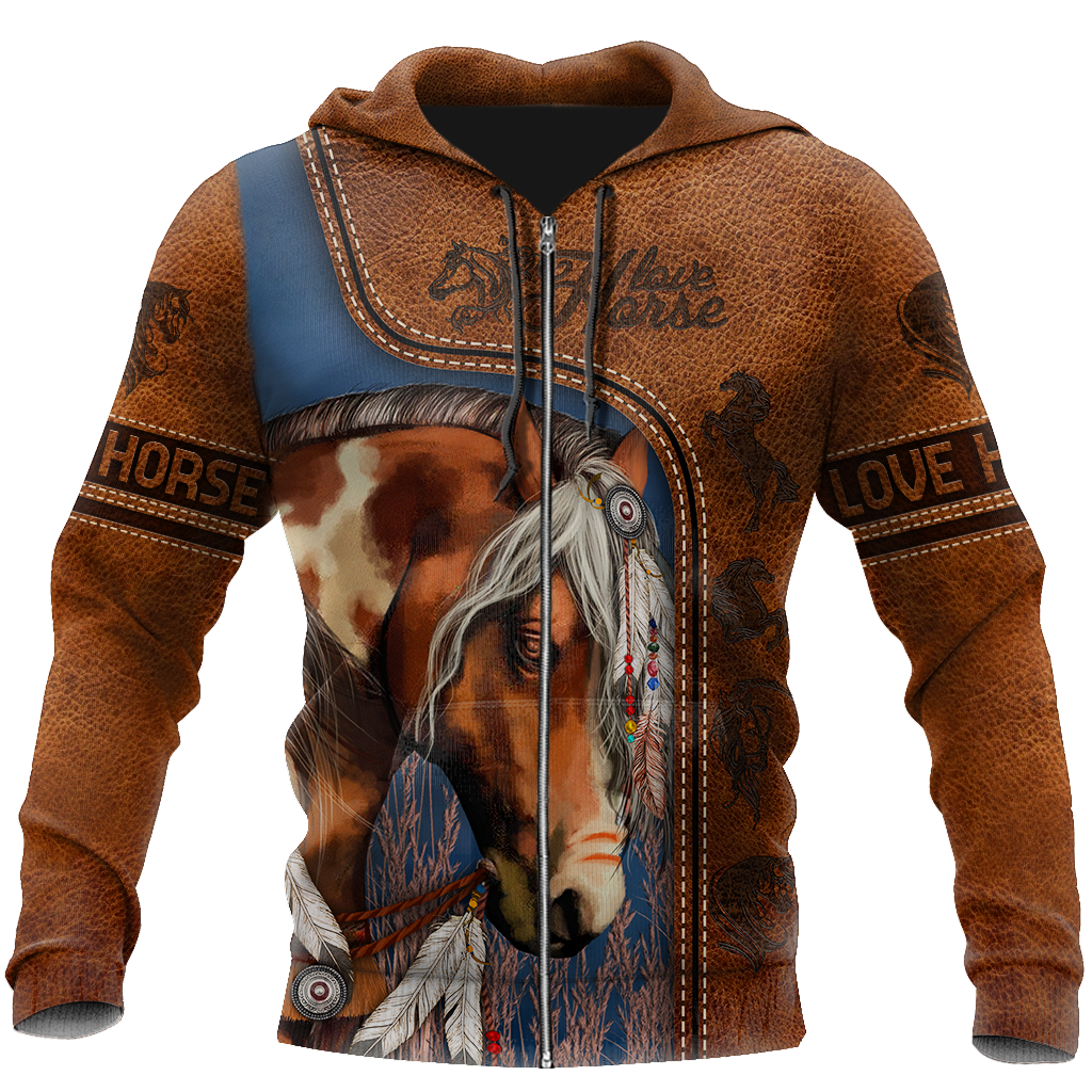 Love Horse 3D All Over Printed Shirts TR210400 - Amaze Style™-Apparel