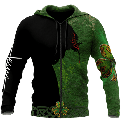 Jesus Irish Saint Patrick Day 3D All Over Printed Unisex Shirt