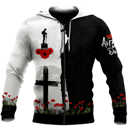 Premium Unisex Hoodie Lest We Forget - Anzac Day ML