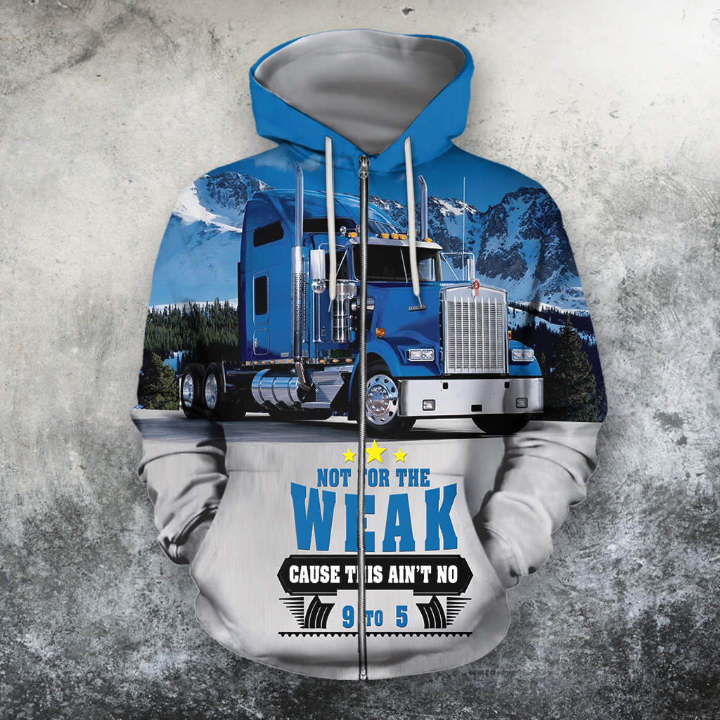 3D All Over Print Trucker 03 Shirt-Apparel-6teenth World-Zip-Up Hoodie-S-Vibe Cosy™