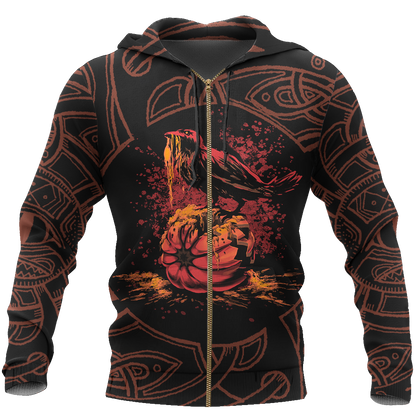 Vikings - Bird Halloween Hoodie - Amaze Style™-Apparel