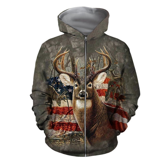 3D All Over Printed Deer Clothes - Amaze Style™-Apparel