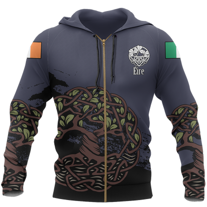 Celtic Tree of Life Hoodie Purple Version Z2 - Amaze Style™-Apparel