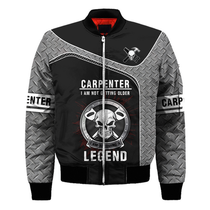 Personalized Name Premium Carpenter 3D All Over Printed Unisex Shirts Becoming Legend