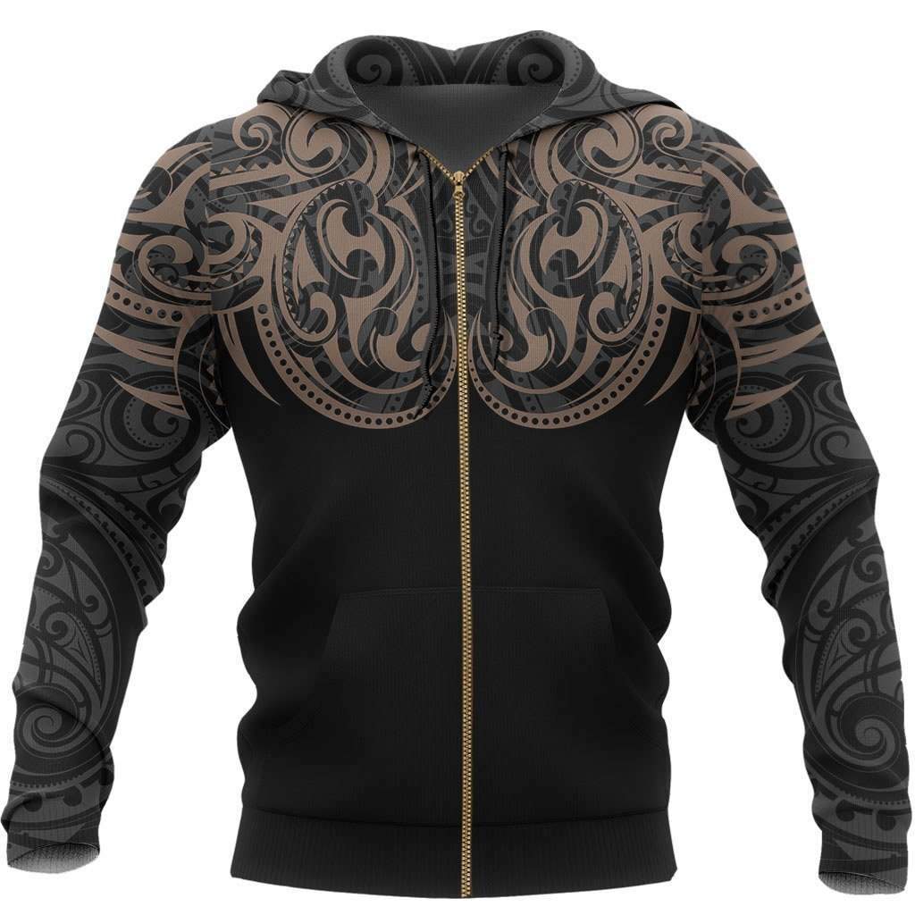 Maori Tattoo Special Zipper Hoodie - HC0801 - Amaze Style™-Apparel